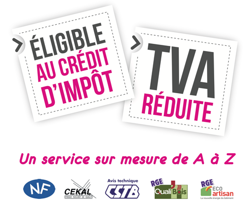 Crédit d'impôt et TVA réduite - EHR